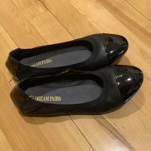 Dreampairs Black Flats Sz 7